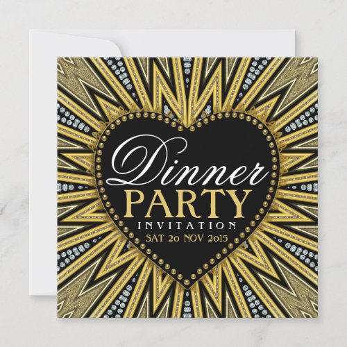 Amazing Love Energy Dinner Party Invitations
