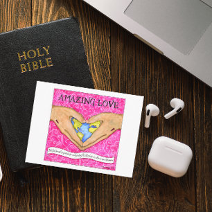 Amazing Love Inspirational Postcard