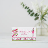 Amazing Love Quilt Custom Business Card (Standing Front)