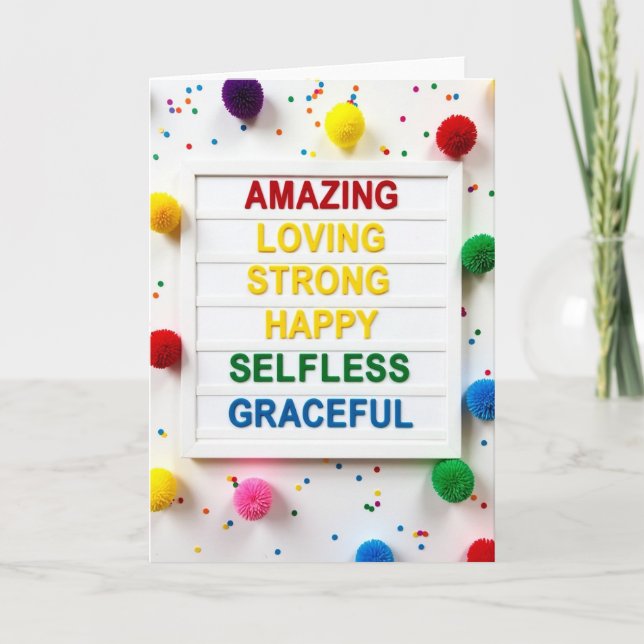 Amazing Loving Happy Card (Front)