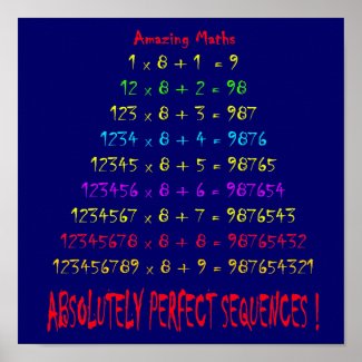 Amazing Maths Poster