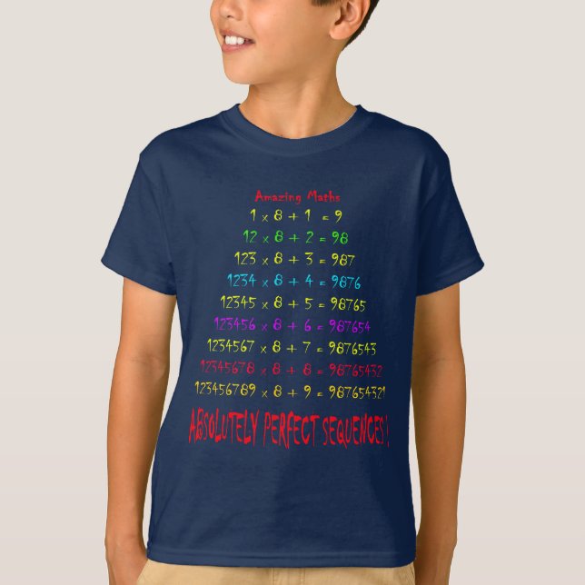 Amazing Maths T-Shirt (Front)