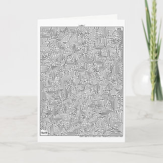 Amazing MAze! Mayan 1 Greeting Card