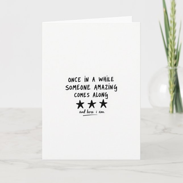 Amazing Me Funny Card (Front)