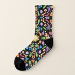 Amazing Microorganisms Living In A Pattern Design Socks at Zazzle
