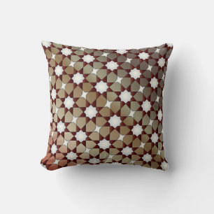 Amazing Middle-Eastern Pattern زخارف هندسيه رائعه Throw Pillow