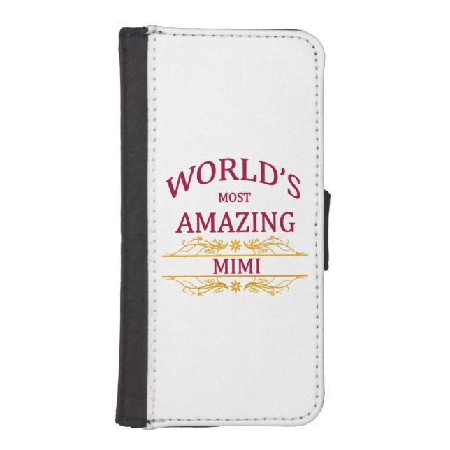 Amazing Mimi iPhone Wallet Case (Front)