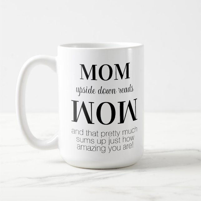Amazing Mom Best Ever Mother's Day  Coffee Mug (Left)