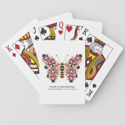 Amazing Monarch Butterfly Quilt Pattern Playing Cards