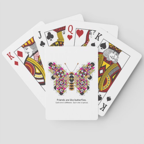 Amazing Monarch Butterfly Quilt Pattern Poker Cards