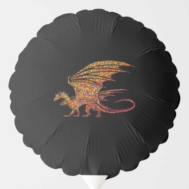 Amazing Mosaic Dragon  Balloon (Front)