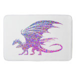 Amazing Mosaic Dragon Bath Mat