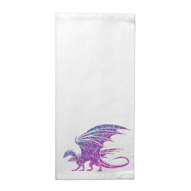 Amazing Mosaic Dragon Cloth Napkin (Half Fold)