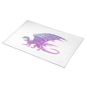 Amazing Mosaic Dragon Cloth Placemat