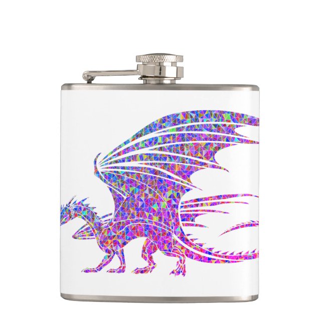 Amazing Mosaic Dragon Flask (Front)