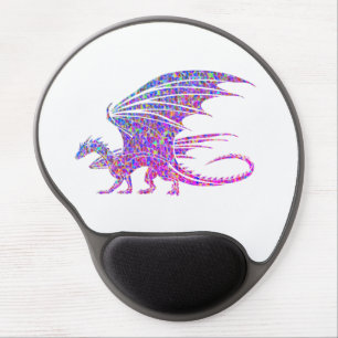 Amazing Mosaic Dragon Gel Mouse Pad