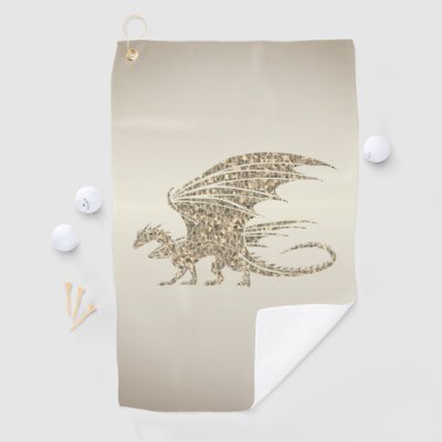 Amazing Mosaic Dragon Golden