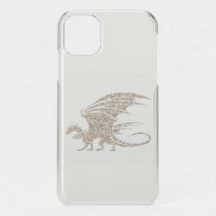Amazing Mosaic Dragon Golden iPhone 11 Case