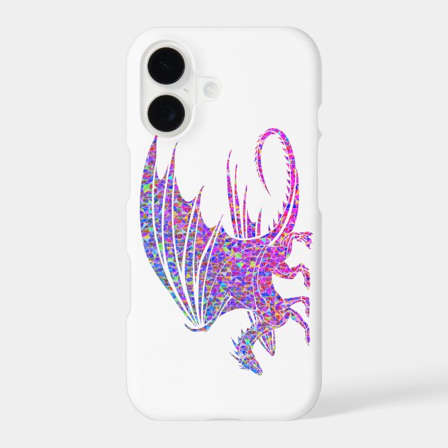 Amazing Mosaic Dragon Iphone Case (Back)