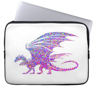Amazing Mosaic Dragon Laptop Sleeve