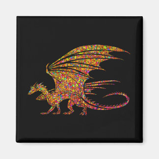 Amazing Mosaic Dragon Magnet