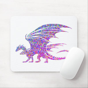 Amazing Mosaic Dragon Mouse Pad