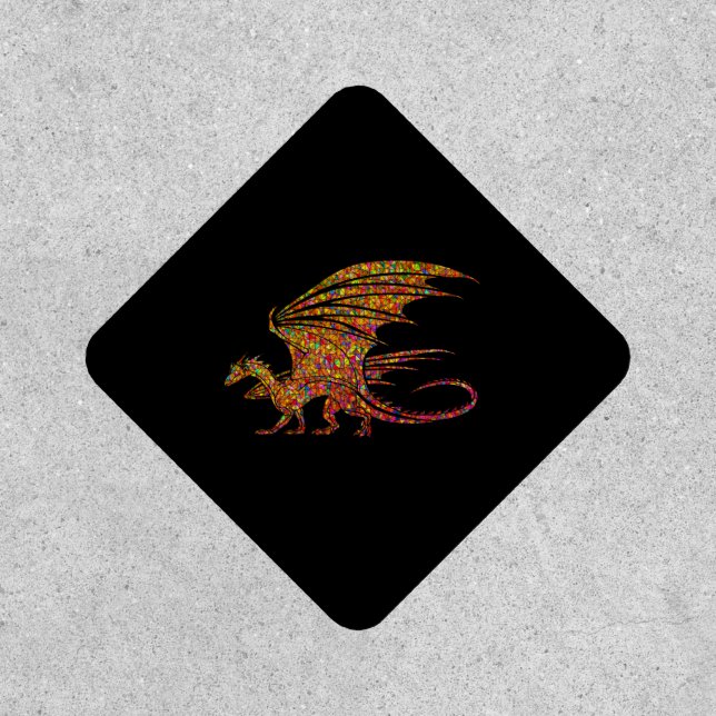 Amazing Mosaic Dragon  Patch (Front)