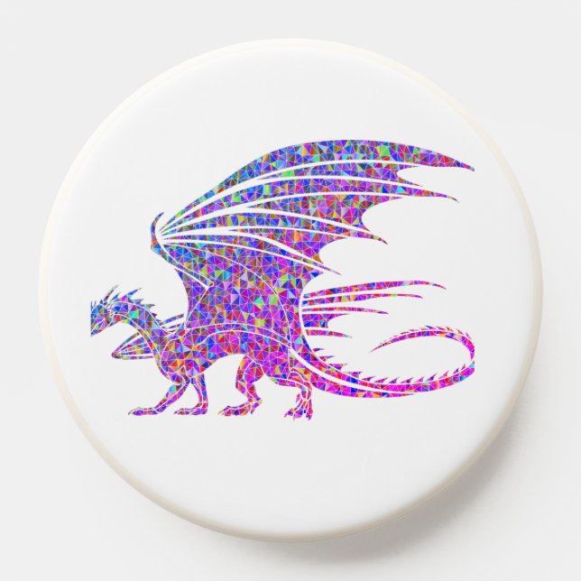Amazing Mosaic Dragon PopSocket (Popsocket)