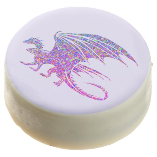 Amazing Mosaic Dragon Purple Chocolate Covered Oreo