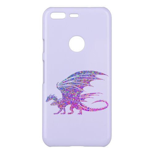 Amazing Mosaic Dragon Purple Uncommon Google Pixel Case