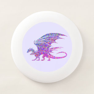 Amazing Mosaic Dragon Purple Wham-O Frisbee