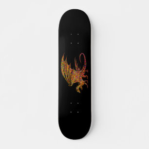 Amazing Mosaic Dragon Skateboard
