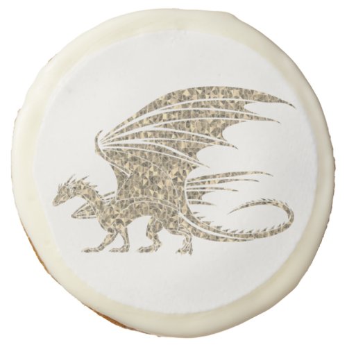 Amazing Mosaic Dragon Sugar Cookie