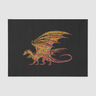 Amazing Mosaic Dragon  Tissue Paper