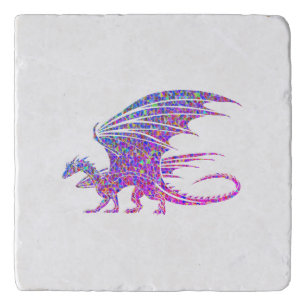 Amazing Mosaic Dragon Trivet
