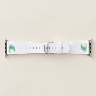 Amazing Mosaic Green Dragon Apple Watch Band