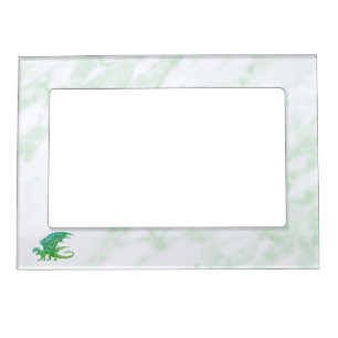 Amazing Mosaic Green Dragon Magnetic Frame