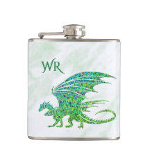 Amazing Mosaic Green Dragon Personal