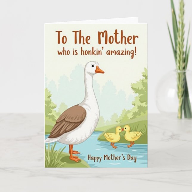 Amazing Mother Goose Day Card (Front)