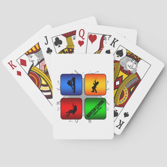 Amazing Mountain Climbing Urban Style Poker Cards (Back)
