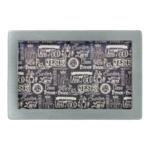 Amazing Names Of Jesus Belt Buckle