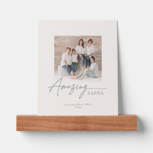 Amazing Nanna Personalized Photo Custom Family Picture Ledge