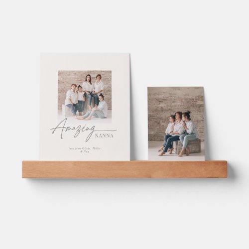 Amazing Nanna Personalized Photo Custom Family Picture Ledge