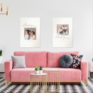 Amazing Nanna Personalized Photo Custom Family Wall Art Sets