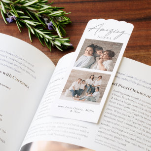 Amazing Nanna Personalized Photo Custom Gift Bookmarks