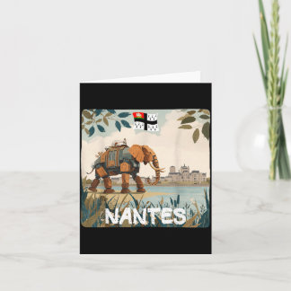 Amazing Nantes Elephant Graphic for Boys and Girls Card