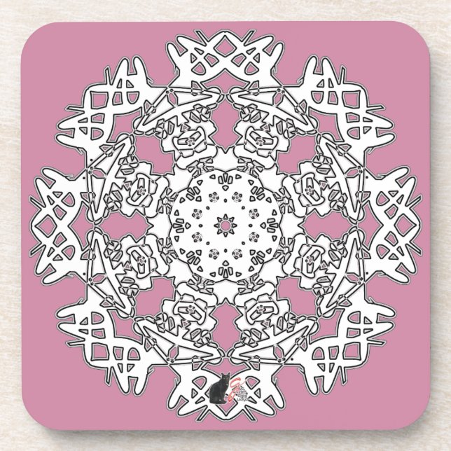 Amazing Octa Glyph Dawn Coaster (Front)