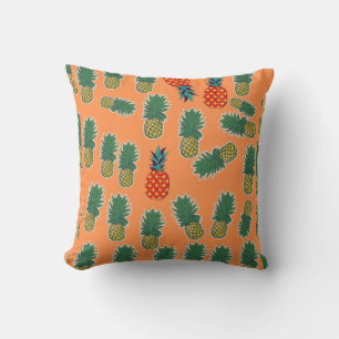 Amazing Orange Pineapple Throw Pillow