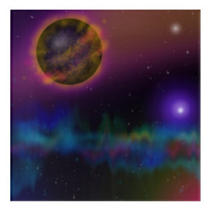 Amazing Outer Space Planets Acrylic Print