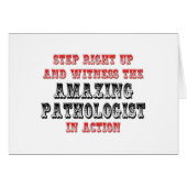 Amazing Pathologist In Action (Front Horizontal)